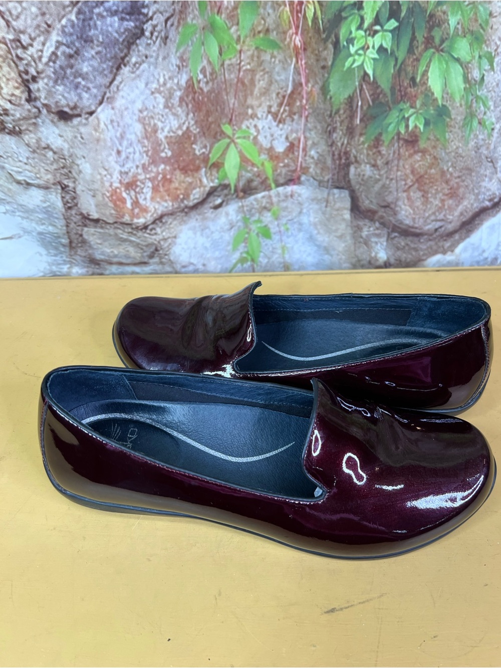 DANSKO Burgundy Olivia Patent Leather Loafers, 39 - Picture 12 of 14
